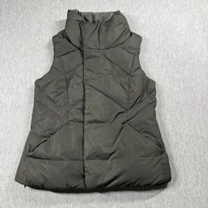 Under‎ Armour Vest Womens Small Green Full Zip ColdGear Mock Neck Puffer Outdoor